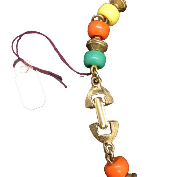 Vintage Multi-Colored Beaded Necklace - Picture 3 of 4